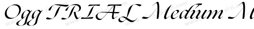 Ogg TRIAL Medium Medium字体转换